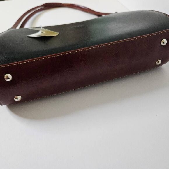 La Philipe black and brown handbag with a small crossbody inside. NWT. - Picture 3 of 7